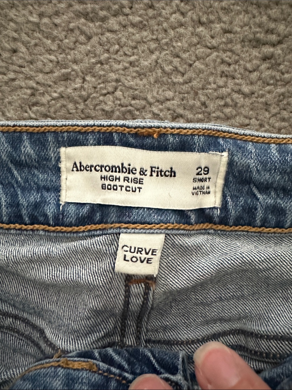 Curve love high rise boot cut jeans